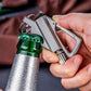 🔥 🔧 Llavero multiherramienta con abrebotellas ✨ Acero inoxidable, reutilizable, portátil para el ocio y las fiestas 🍻