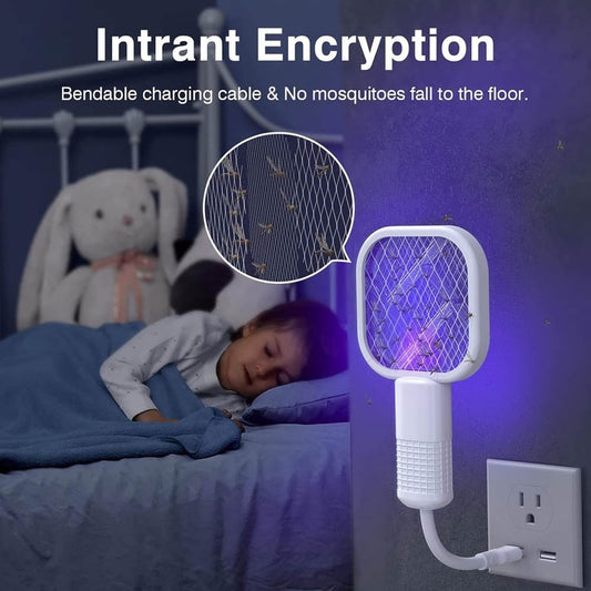 🔥Compra 2 y llévate 1 gratis 🔥Compra 3 y llévate 2 gratis 🔥🪰2025 Nuevo🦟 Mini matamoscas eléctrico USB