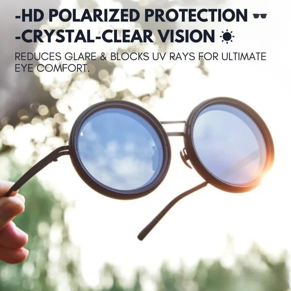🔥Gafas de sol redondas polarizadas con tinte ajustable