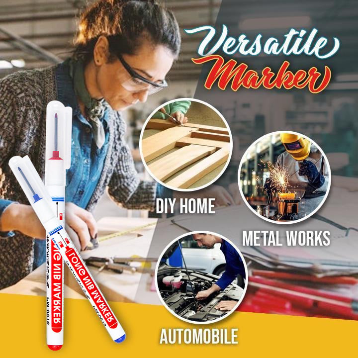 (🎅🎁2025 Hot Sale🎁)🔥 49% OFF🔥- Long Head Deep Hole Marker