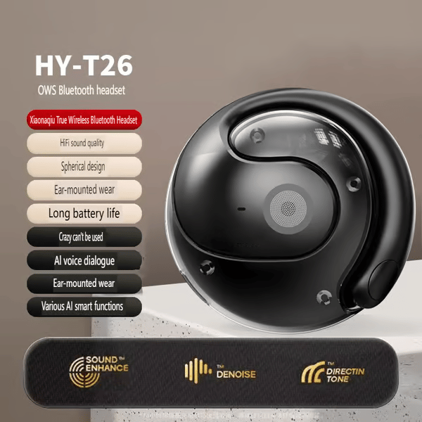 ⏰ÚLTIMO DÍA - 50% de descuento🎧🔥Auriculares de traducción inalámbricos Bluetooth HY-T26 Pro