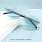 📢✨👓Gafas de sol de zafiro de alta dureza anti luz azul para leer de cerca y a distancia