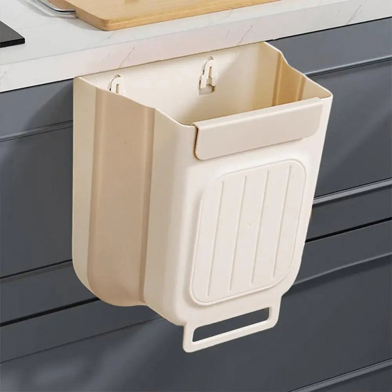 Cubo de basura plegable y colgante multiusos para la cocina