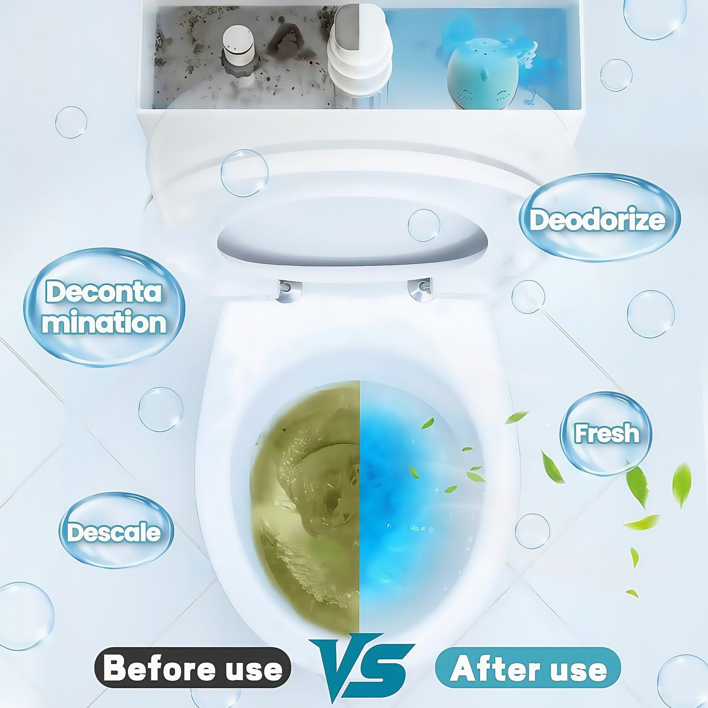 🏆【1º en Productos de limpieza para el baño】📢📢Compra 2 y llévate 1 gratis⏰Limpiador y desodorante mágico para el inodoro