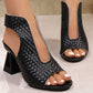 ⏳Descuento del 50 % por tiempo limitado⏰Sandalias elegantes con tacón y punta abierta para mujer👡