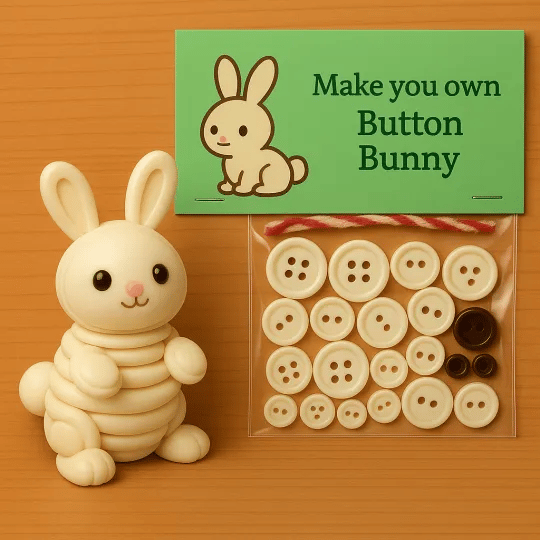 🎄 ¡50 % DE DESCUENTO AHORA! 🎨 Adornos de animales con botones para hacer tú mismo: kit de manualidades creativas para niños, desarrolla la motricidad fina y la creatividad 🧵📦