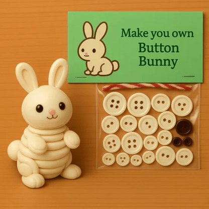 🎄 ¡50 % DE DESCUENTO AHORA! 🎨 Adornos de animales con botones para hacer tú mismo: kit de manualidades creativas para niños, desarrolla la motricidad fina y la creatividad 🧵📦