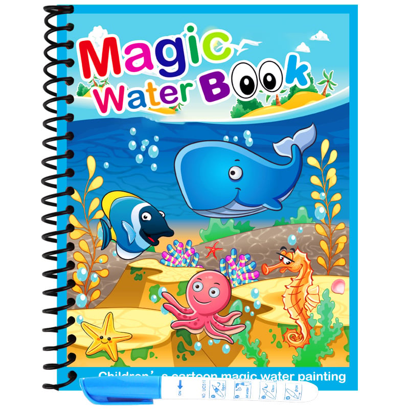 🌹COMPRA 1 Y LLÉVATE 1 GRATIS🔥Promoción de verano 🎁✨️Libro mágico de agua📚️🎨🧠
