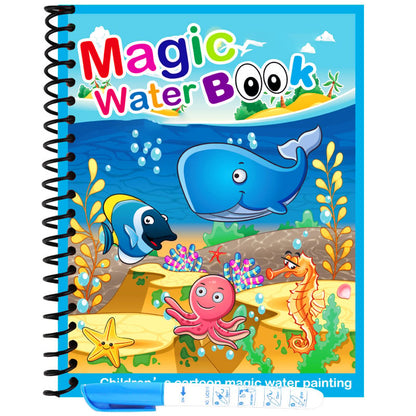 🌹COMPRA 1 Y LLÉVATE 1 GRATIS🔥Promoción de verano 🎁✨️Libro mágico de agua📚️🎨🧠