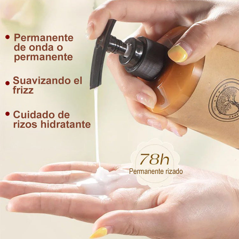 Acondicionador de peinado y elastificante de larga duración para cabellos rizados✨