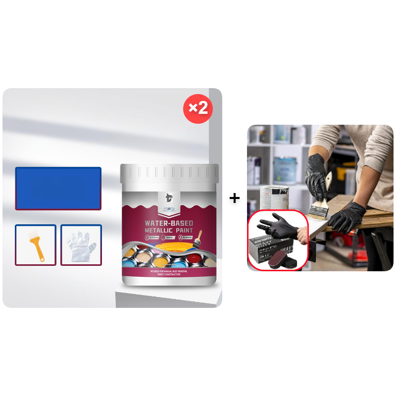 🔥¡Oferta imperdible! 50% de descuento🔥 Pintura metálica convertidora para eliminar óxido