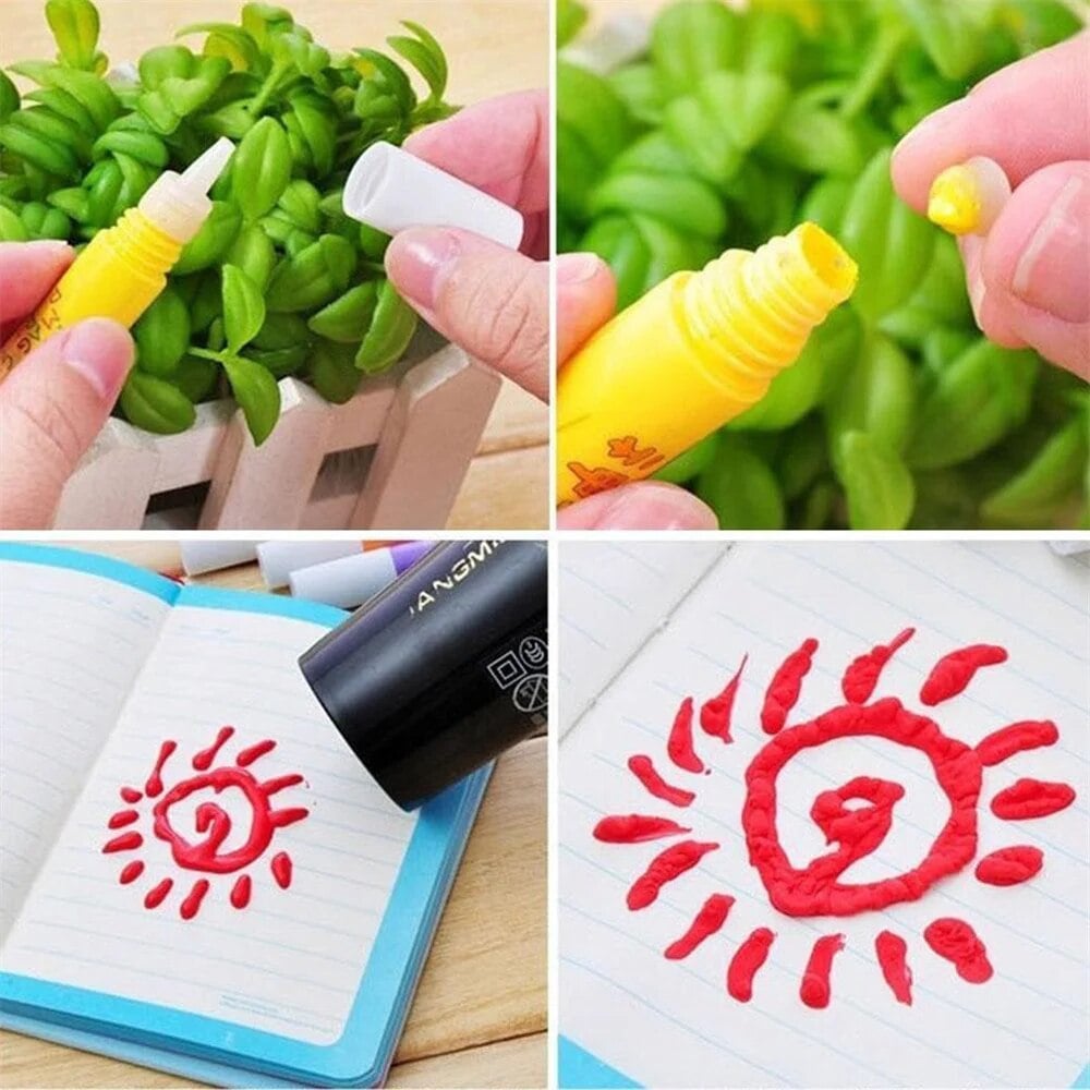 🎄🥳 ¡HOT SALE 2026! ¡MÁS DE 50.000 VENDIDOS! ✨ Rotuladores mágicos con efecto popcorn – activados por calor, crean dibujos 3D hinchados | Perfectos para manualidades infantiles