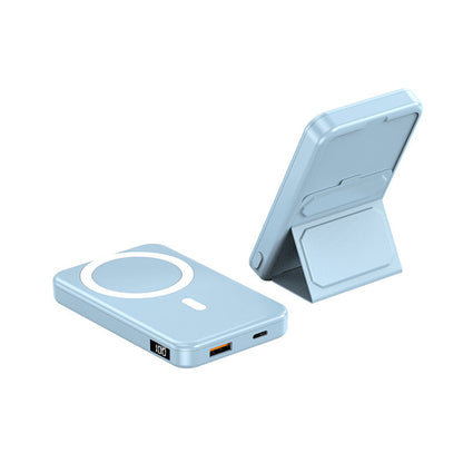 Mini Batería Externa Magnética Inalámbrica con Soporte Plegable