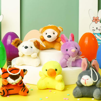 Huevos De Pascua Pre-rellenados Con  Animales de Peluche