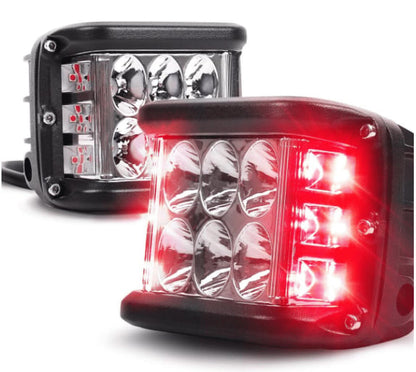 🎉oferta limitada en el tiempo🎉Luz LED bicolor de doble cara para coche.
