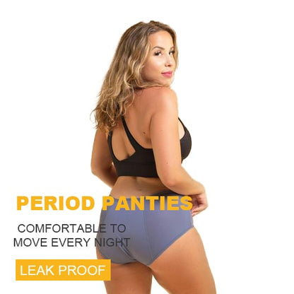 🔥Compra 5 y llévate 5 gratis🔥Bragas de cintura alta a prueba de fugas para mujer