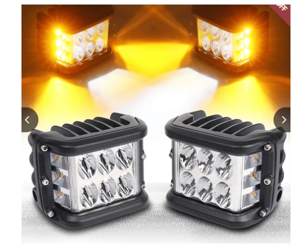 🎉oferta limitada en el tiempo🎉Luz LED bicolor de doble cara para coche.