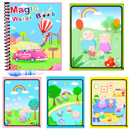 🌹COMPRA 1 Y LLÉVATE 1 GRATIS🔥Promoción de verano 🎁✨️Libro mágico de agua📚️🎨🧠
