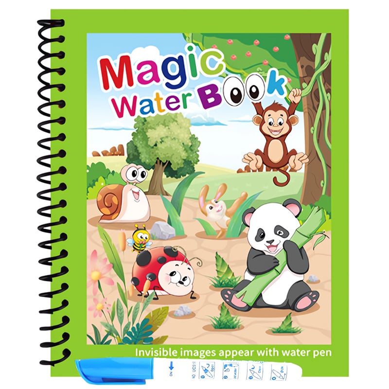 🌹COMPRA 1 Y LLÉVATE 1 GRATIS🔥Promoción de verano 🎁✨️Libro mágico de agua📚️🎨🧠