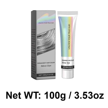 Tinte para Cabello Plata 2 en 1 con Extractos Naturales