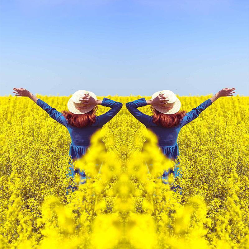Lente con efecto espejo: captura reflejos impresionantes al instante.