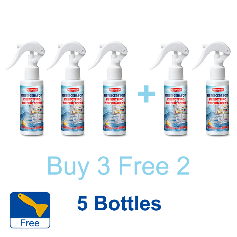 🧊 ¡OFERTA POR TIEMPO LIMITADO 50% DE DESCUENTO! ❄️ Spray Descongelante Rápido para Frigorífico/Congelador – Incluye Espátula, Previene la Re-congelación y Es Seguro para Todas las Superficies 🎁
