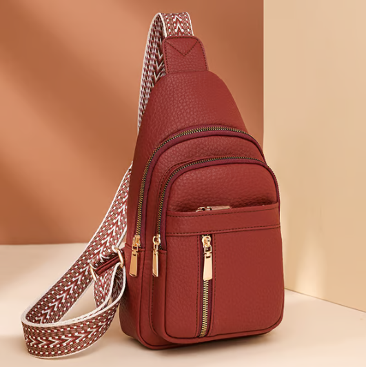 🔥50 % DE DESCUENTO🔥Bolso bandolera informal de color liso para mujer