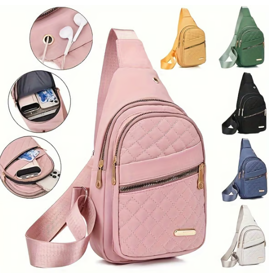 🔥50 % DE DESCUENTO🔥Bolso bandolera informal de color liso para mujer