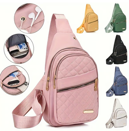 🔥50 % DE DESCUENTO🔥Bolso bandolera informal de color liso para mujer