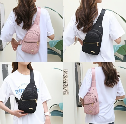 🔥50 % DE DESCUENTO🔥Bolso bandolera informal de color liso para mujer