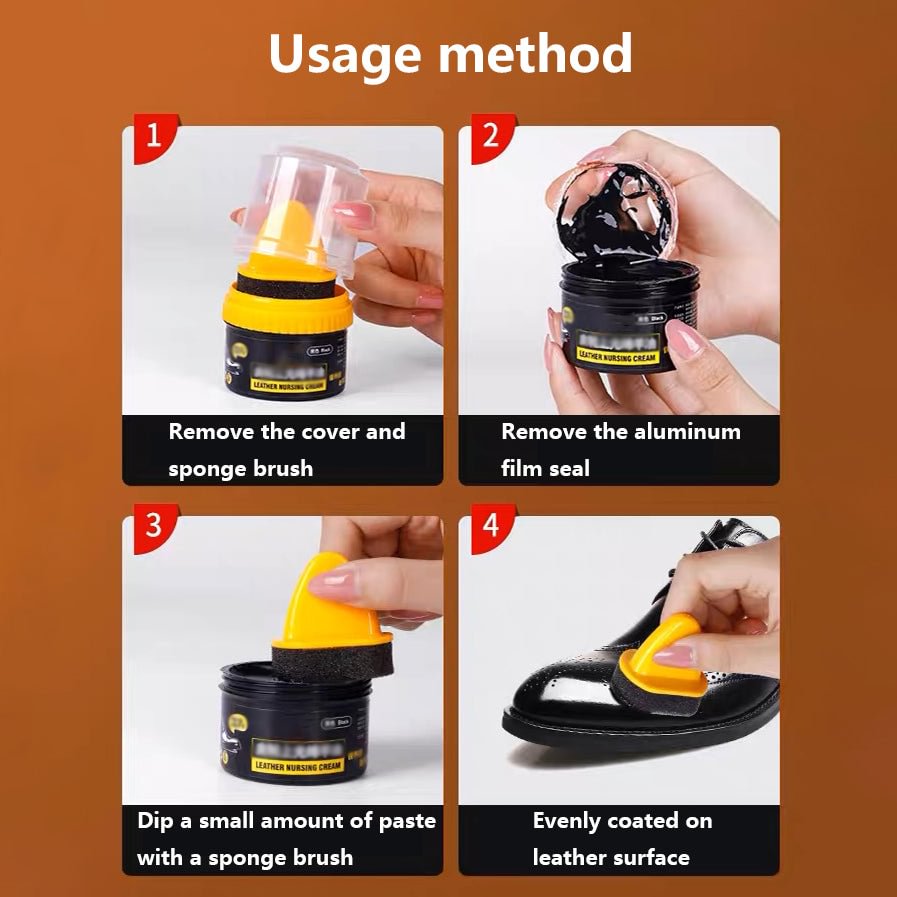 【Compra 1 llévate 1 gratis🔥】Limpiabotas líquido en crema para reparar cuero.