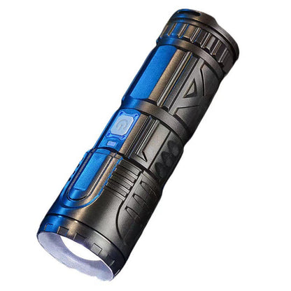 💥🎊Super descuento de Navidad🎊💥 Linterna telescópica blanca del zoom del laser.