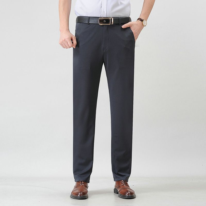 Pantalones de traje elásticos con forro de felpa para hombre a la moda🔥COMPRA 2 ENVÍO GRATIS🔥