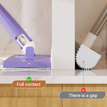 👍Toallitas húmedas automáticas, mopa limpiadora【multiusos para dormitorio, baño y cocina】- no ensucia las manos, muy conveniente