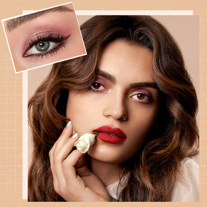 Paleta de sombras de ojos con purpurina de 10 colores