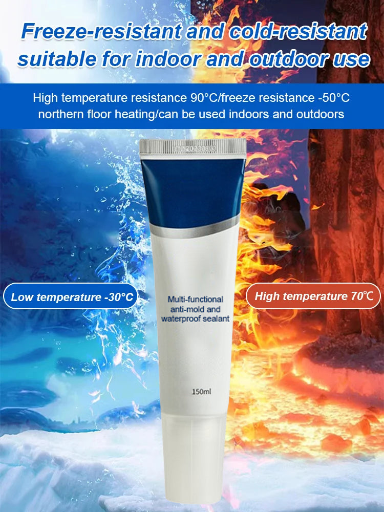 Sellador multifuncional antimoho e impermeable