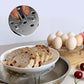 Rejilla de Vapor de Acero Inoxidable Plateado con Soporte para Cocinar