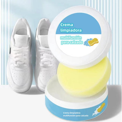 Crema limpiadora multifunción para calzado