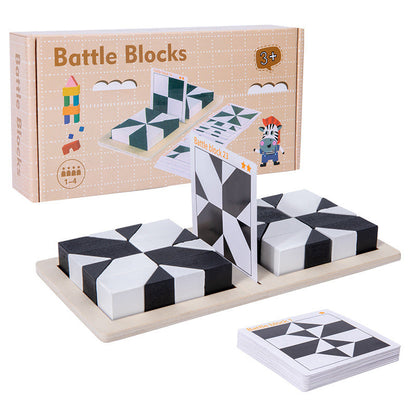 🧩✨ Puzzle Oculto de Bloques – Juego Interactivo Padre-Hijo para Desarrollar la Imaginación Espacial 👨‍👩‍👧‍👦🎮