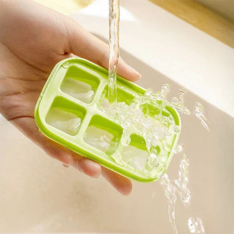 🧊 ¡Compra 1 y lleva 1 GRATIS! 🡃 Cubitera Mini de Hielo – 6 Compartimentos, Desmoldado Rápido y Apta para Alimentos – Molde de Silicona Compacto 🍹
