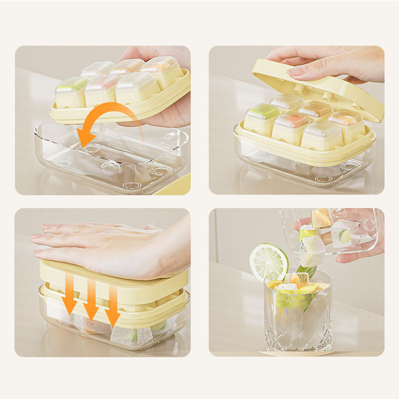 🧊 ¡Compra 1 y lleva 1 GRATIS! 🡃 Cubitera Mini de Hielo – 6 Compartimentos, Desmoldado Rápido y Apta para Alimentos – Molde de Silicona Compacto 🍹