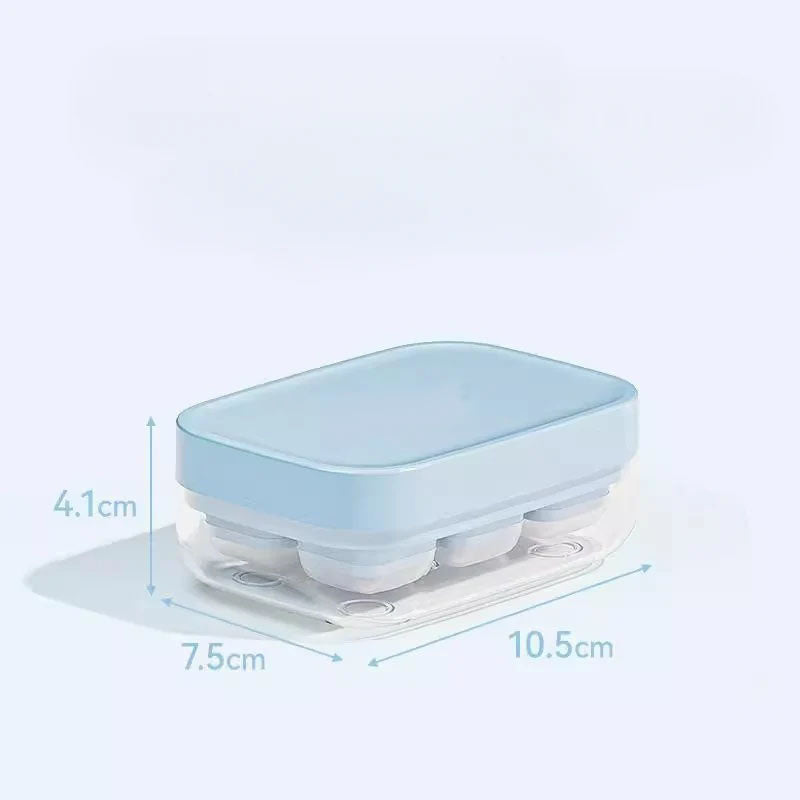 🧊 ¡Compra 1 y lleva 1 GRATIS! 🡃 Cubitera Mini de Hielo – 6 Compartimentos, Desmoldado Rápido y Apta para Alimentos – Molde de Silicona Compacto 🍹