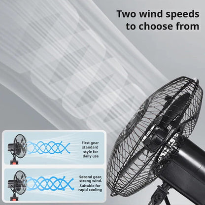 Ventilador Portátil Recargable para Camping, Inalámbrico con Batería USB