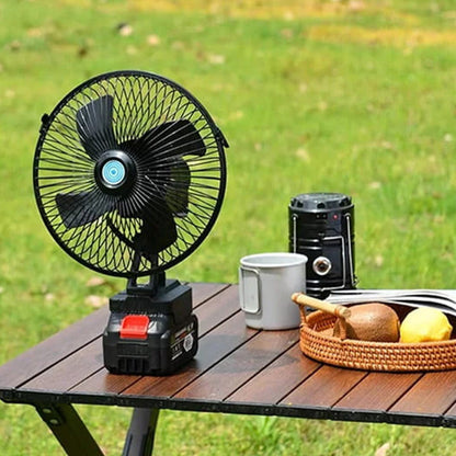 Ventilador Portátil Recargable para Camping, Inalámbrico con Batería USB