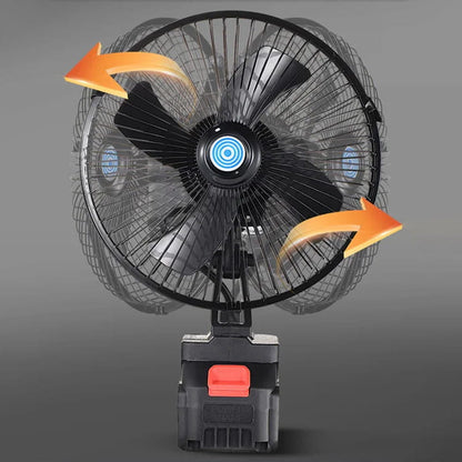 Ventilador Portátil Recargable para Camping, Inalámbrico con Batería USB