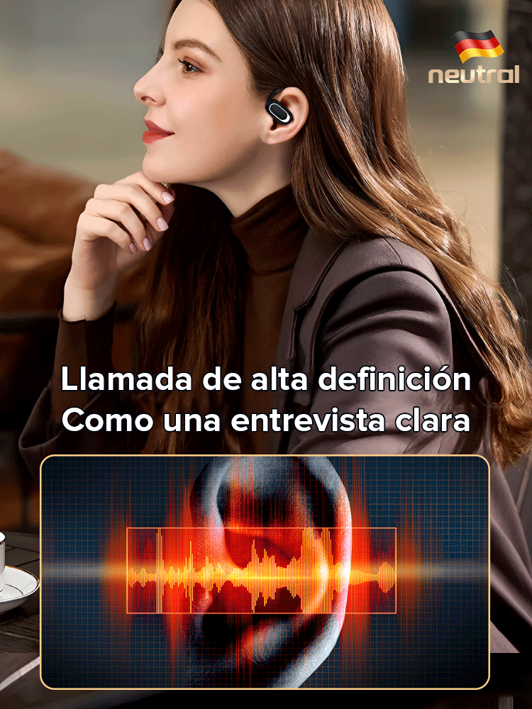 Auriculares abiertos OWS Bluetooth con sonido envolvente 3D