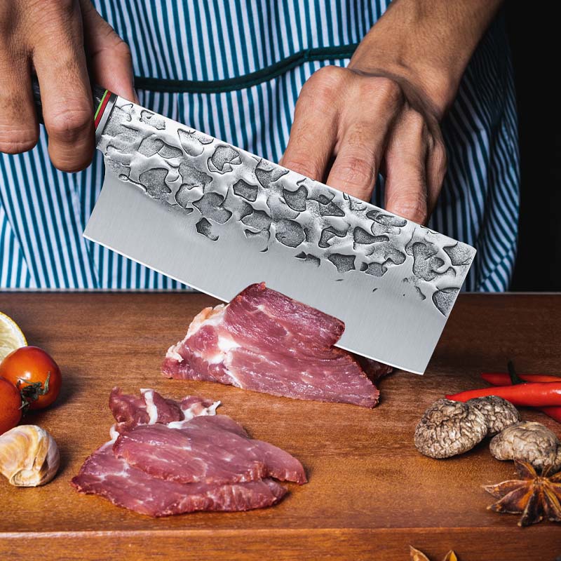 💥Recompensas de Navidad💥 Cuchillo cuchilla para carne forjado vintage