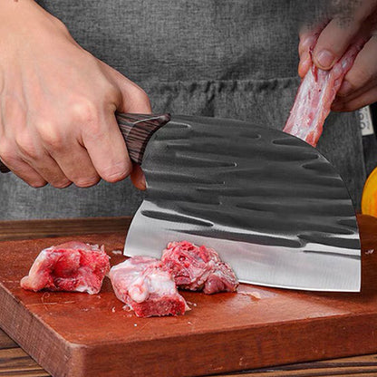 Cuchillo de cocina de acero inoxidable con mango ergonómico