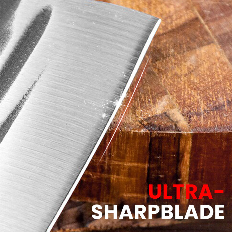 Cuchillo de cocina de acero inoxidable con mango ergonómico