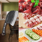 Cuchillo de cocina de acero inoxidable con mango ergonómico